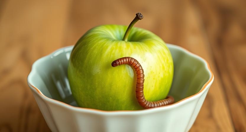 Worm in an Apple